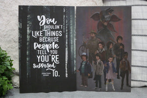 Stranger Things Double-sided Sturdy Thick Art Print