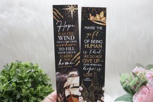 King of Scars Double-sided Sturdy Bookmark - Soft Touch Finish