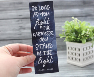 So Long As You Fight Bookmark - A Torch Against The Night