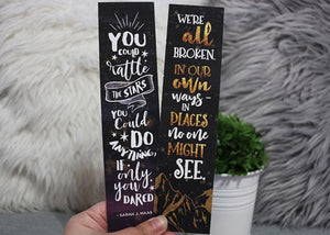 ACOMAF/TOG Double-sided Sturdy Bookmark - Soft Touch Finish