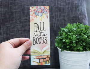 Fall Into Books Bookmark