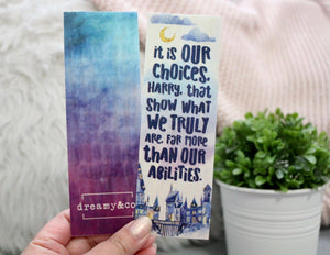 It Is Our Choices - Wooden Bookmark