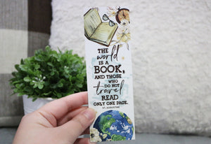 The World Is A Book Bookmark