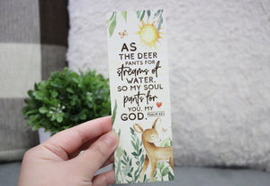 Psalm 42:1 - Bible Verse Bookmark