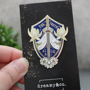 The Truth Can Deceive Enamel Pin - The Winner's Curse